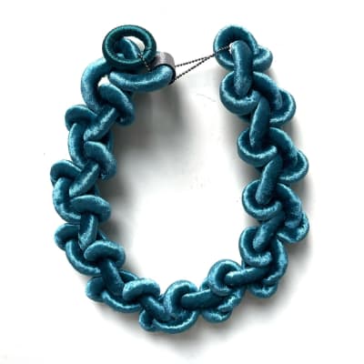 Collar FA! LOOP MAXI Cian terciopelo