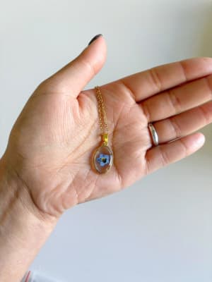 Collar flores prensadas chico 1