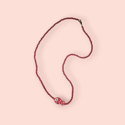 Collar Amuleto Pez Rojo1