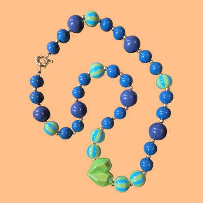 Choker Azul/Verde1