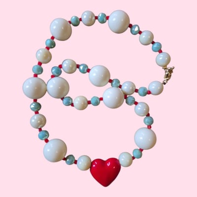 Collar Marfil Corazon1