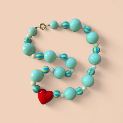 Choker Maxi Verde Agua1