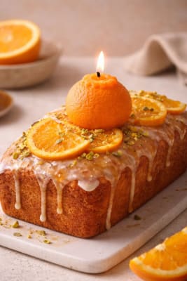 VELAS NARANJA (pack2)