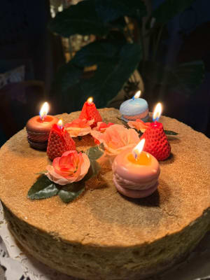 VELAS FRUTILLA ( pack 3 )