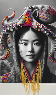 Foto Bordada Japonesa 33 x 43