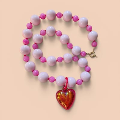 Collar Maxi Rosa