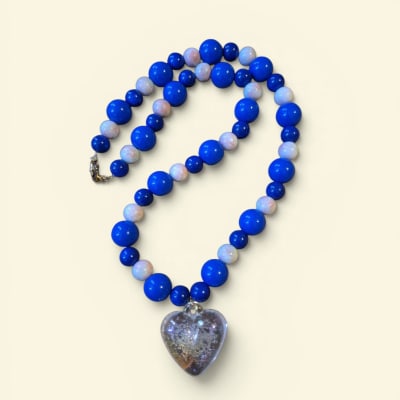Collar azules/cerámica