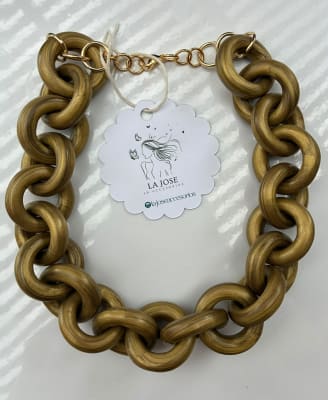 Collar Eslabones Dorado
