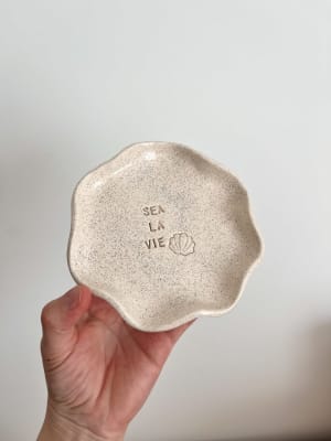 Plato joyero blanco SEA LA VIE