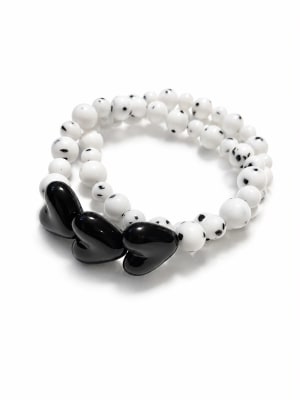 Pulsera corazones dalmata1