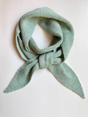 pañuelo verde agua lana merino1