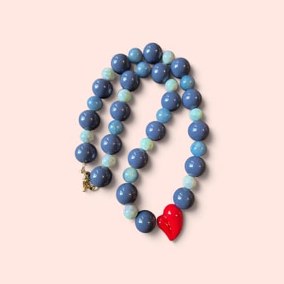 Collar Azul/cerámica celeste1