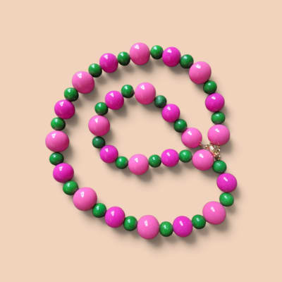 Collar Rosas/verde1