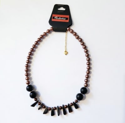Slim Collar Piedra perlada