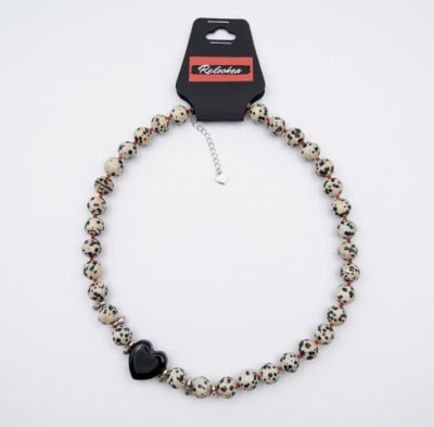 Slim Collar Corazon Negro
