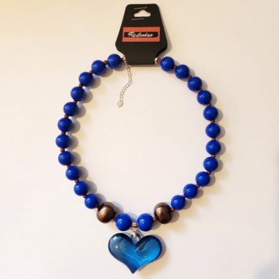 Maxi Collar Corazon Azul1