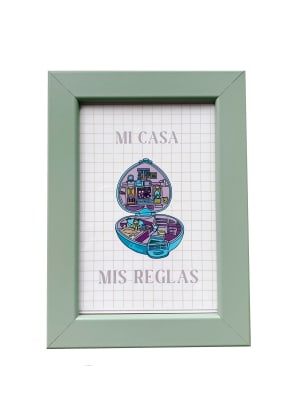 CUADRO ART PRINT POLLY POCKET