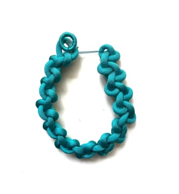 Collar FA! LOOP MAXI Verde turquesa1