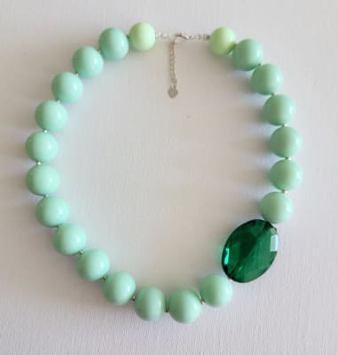 Maxi Collar  Verde Menta1