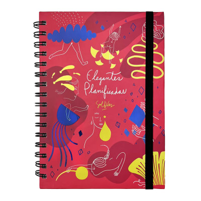 Planner Sol Díaz Elegantes Planificadas Rojo