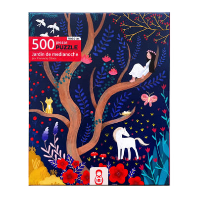 Puzzle 500 piezas Jardin de medianoche  por Florencia Olivos