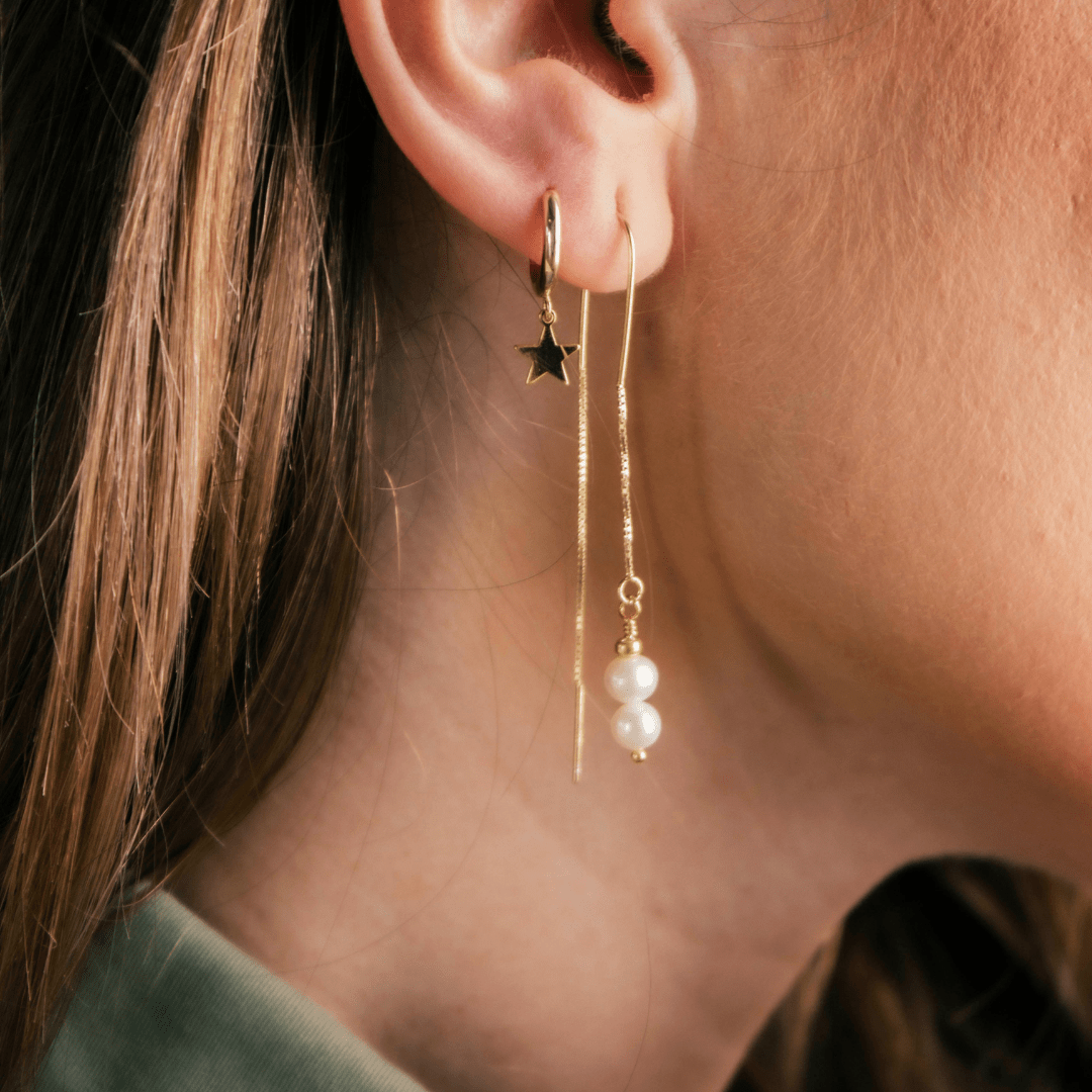 AROS COLGANTES PERLAS GOLD