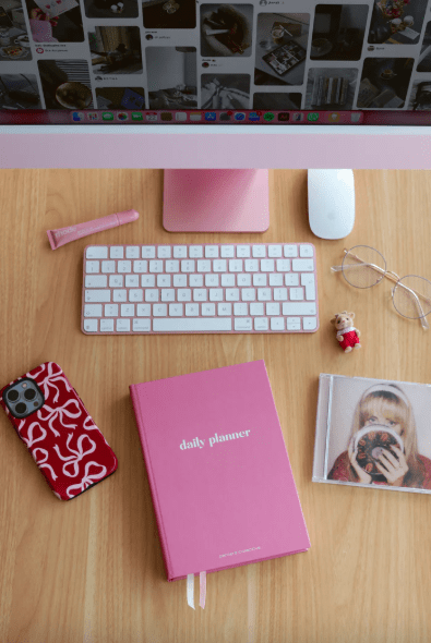Daily Planner Rosa