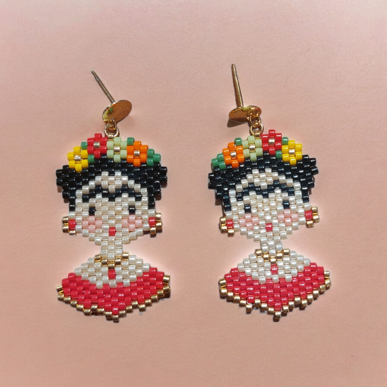 Aros Frida Rojo