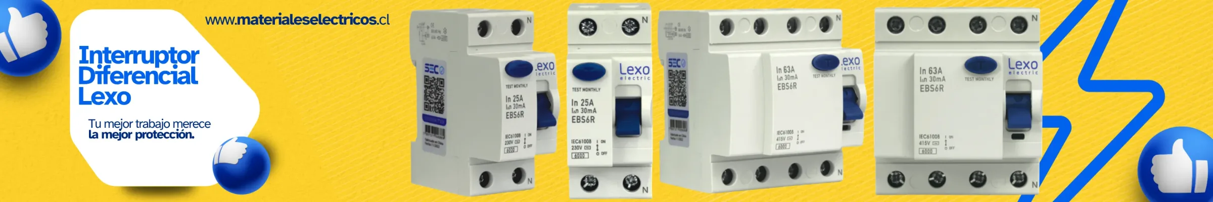INTERRUPTORES DIFERENCIALES LEXO