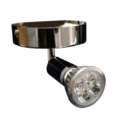 APLIQUE DECO FT BASE REDONDA S/P 1XGU10 ALUM INT