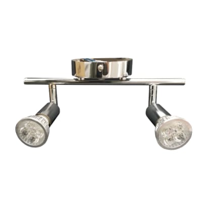 APLIQUE DECO FT BASE REDONDO S/P 2XGU10 ALUM INT1