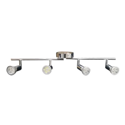APLIQUE DECO FT BASE REDONDO S/P 4XGU10 ALUM INT