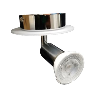 APLIQUE DECO FT BASE REDONDO S/P 1XGU10 BLANCO INT1