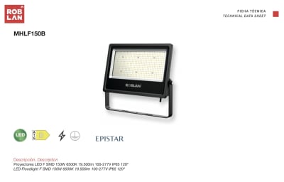 PROYECTOR 150W SMD 6500 ROBLAN