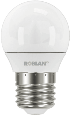 AMPOLLETA FRÍA E27 5W BOLA ROBLAN
