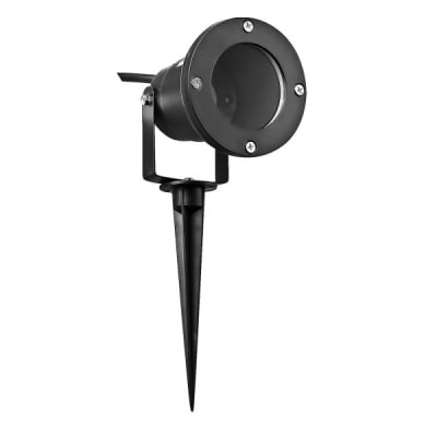 APLIQUE ESTACA C/BASE GU10 NEGRA