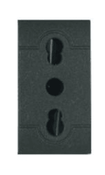 SCAME MODULO ENCHUFE P/HIDROBOX 2P+T 16A GRIS