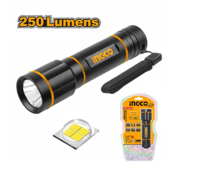 LINTERNA LED INGCO RECARGABLE 250LM