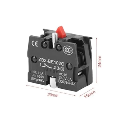 CONTACTO AUXILIAR P/SELECTOR - BOTON NC TN1