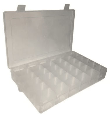 CAJA ORGANIZADORA 36 HABITACULOS PE