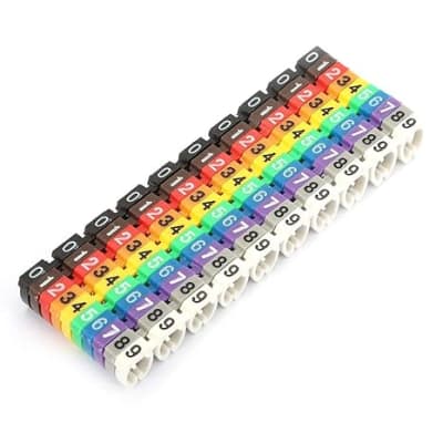 TIRA MARCA CABLE 15 MARCAS 1.5MM N°7 3,2MM MORADO PE