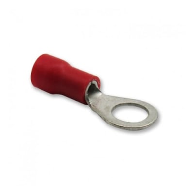 TERMINAL AISLADO ANILLO ROJO 18/22AWG PERF 5.3MM BL100 PE1