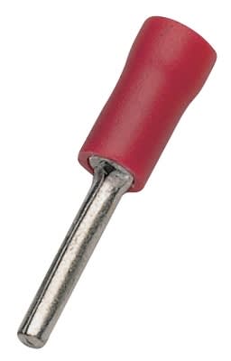 TERMINAL AISLADO PUNTA ROJO 18/22AWG BL100 PE1
