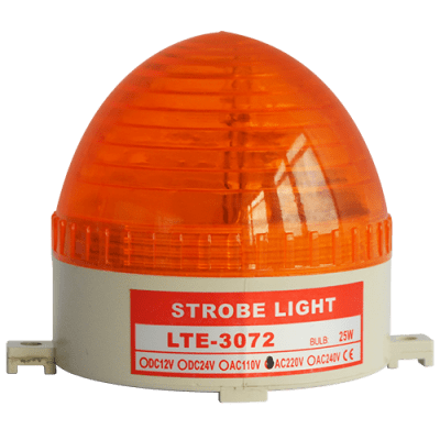 BALIZA DESTELLO AMARILLO 220V BEKAM