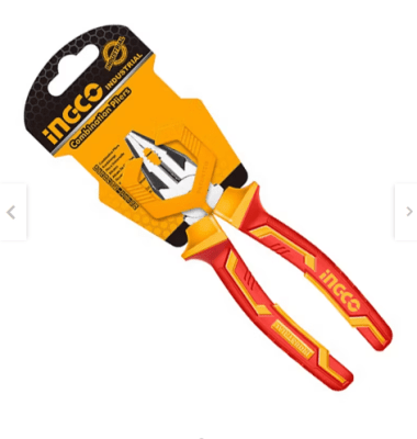ALICATE INGCO UNIVERSAL AISLADO VDE 200MM/8in