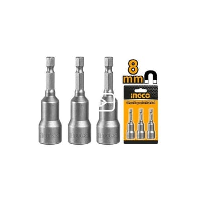 DADOS INGCO HEXAGONAL MAGNETICO 3PZ 8MM-14in