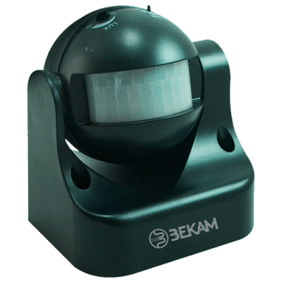 SENSOR DE MOVIMIENTO 180° 1200W NEGRO IP401
