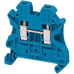 BORNE CONEXION TN 4MM  AZUL