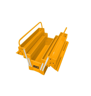 CAJA PORTA HERRAMIENTAS INGCO METALICA 495X200X290MM AMARILLA