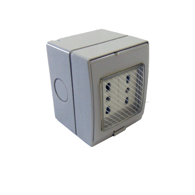 HIDROBOX BEKAM DOBLE ENCHUFE 10/16A IP55